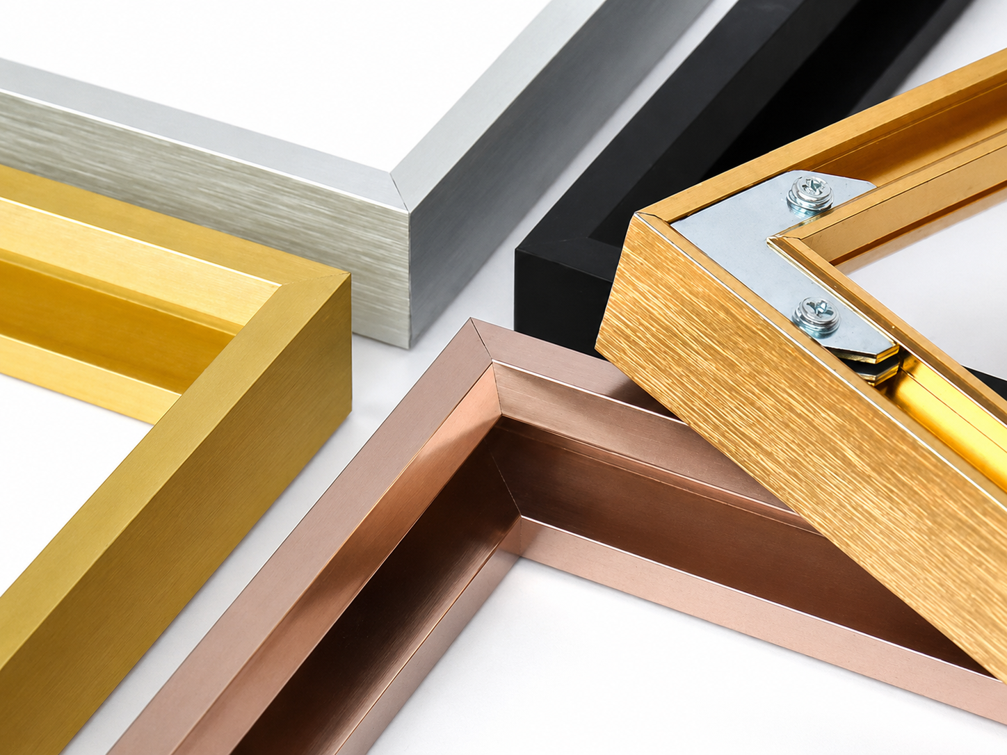 aluminum profiles in aluminum picture frames